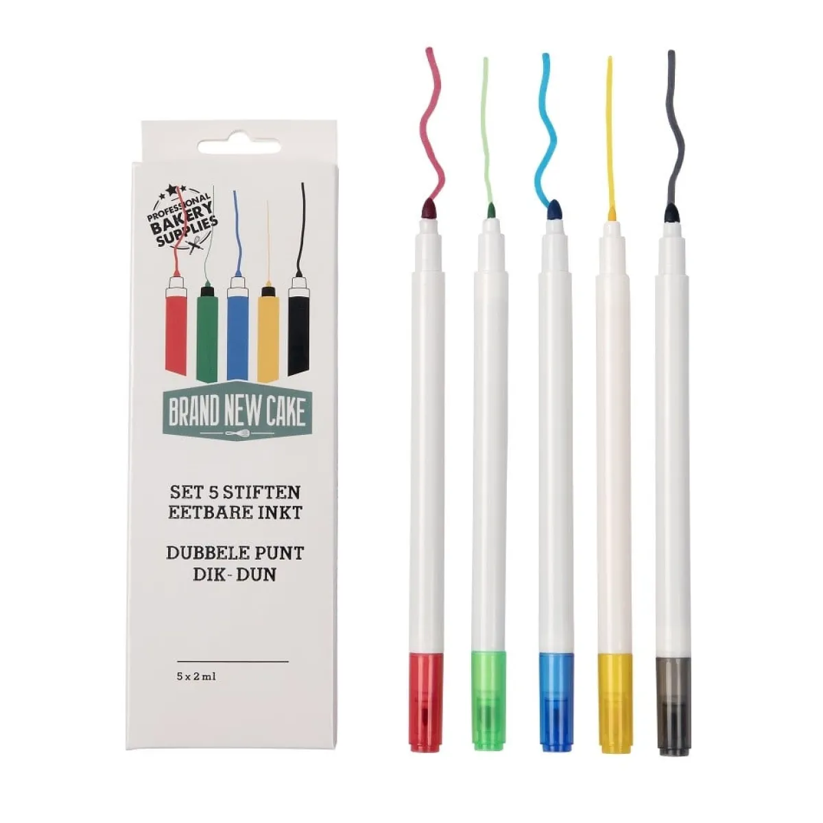 BrandNewCake Stiften eetbare inkt set/5 Best