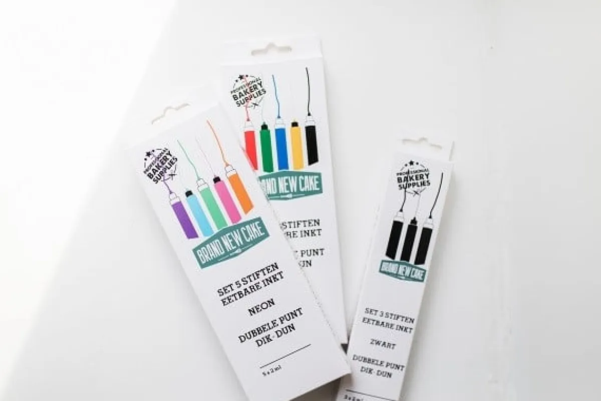 BrandNewCake Stiften eetbare inkt set/5 Best
