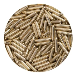 BrandNewCake Sugar Rods Metallic Licht Goud 80gr. Hot