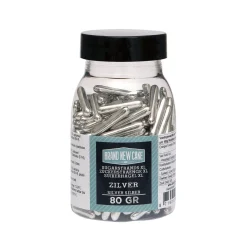 BrandNewCake Sugar Rods Metallic Zilver 80gr. Outlet