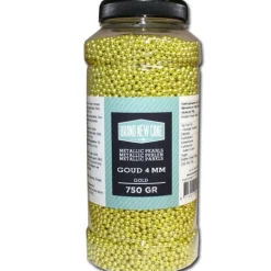 BrandNewCake Suikerparels Metallic Goud 4mm 750gr. Outlet