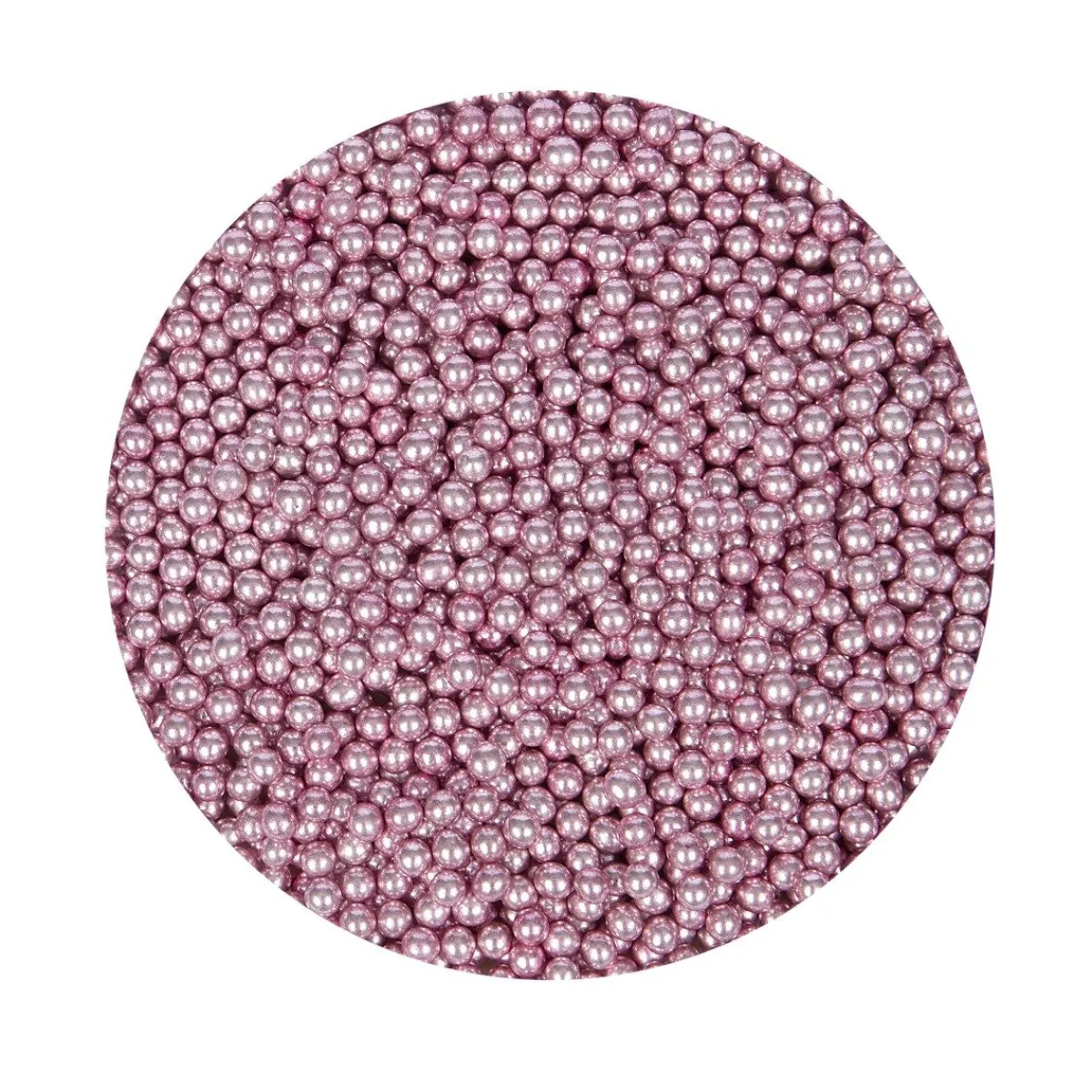 BrandNewCake Suikerparels Metallic Roze 4mm 80gr.