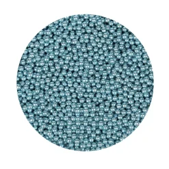BrandNewCake Suikerparels Metallic Blauw 4mm 80gr. Best