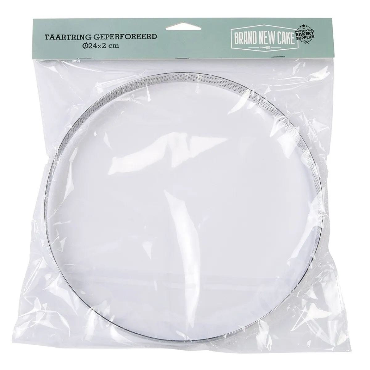 BrandNewCake Taartring RVS Geperforeerd Ø24x2cm Clearance