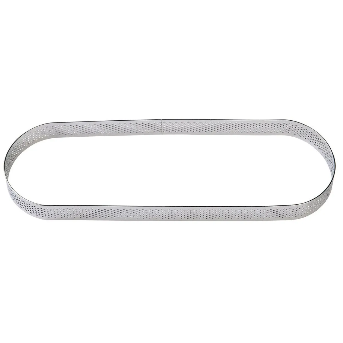 BrandNewCake Taartring RVS Ovaal Geperforeerd 27x8x2cm** New