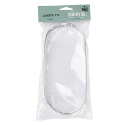 BrandNewCake Taartring RVS Ovaal Geperforeerd 27x8x2cm** New