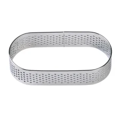 BrandNewCake Taartring RVS Ovaal Geperforeerd 8x3,5x2cm Sale