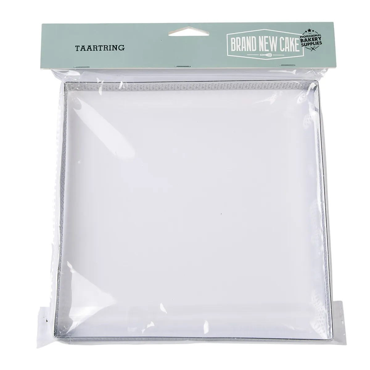BrandNewCake Taartring RVS Vierkant Geperforeerd 20x2cm** Best
