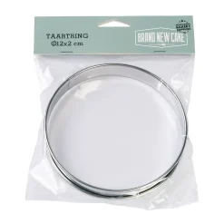 BrandNewCake Taartring RVS Ø12x2cm Outlet