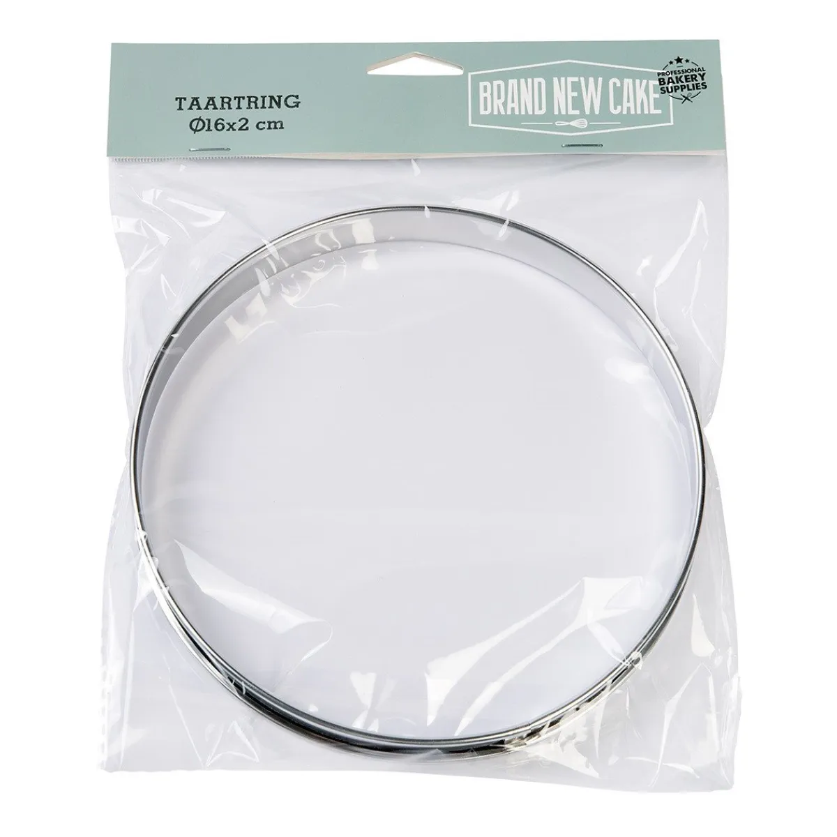 BrandNewCake Taartring RVS Ø16x2cm New