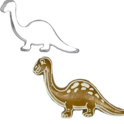 BrandNewCake Uitsteker Dino Brontosaurus RVS 10cm Clearance