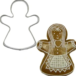 BrandNewCake Uitsteker Gingerbread Vrouw RVS 6,5cm New