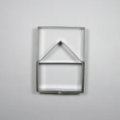 BrandNewCake Uitsteker Huis 3D RVS 9cm Outlet