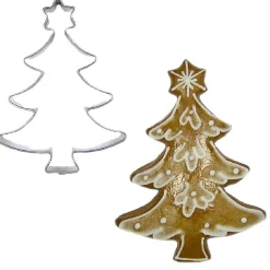 BrandNewCake Uitsteker Kerstboom met Ster RVS 7,5cm Discount
