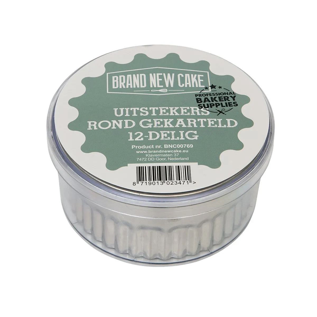 BrandNewCake Uitstekers Rond Gekarteld 12-delig Clearance
