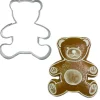 BrandNewCake Uitsteker Teddybeer RVS 6cm Best