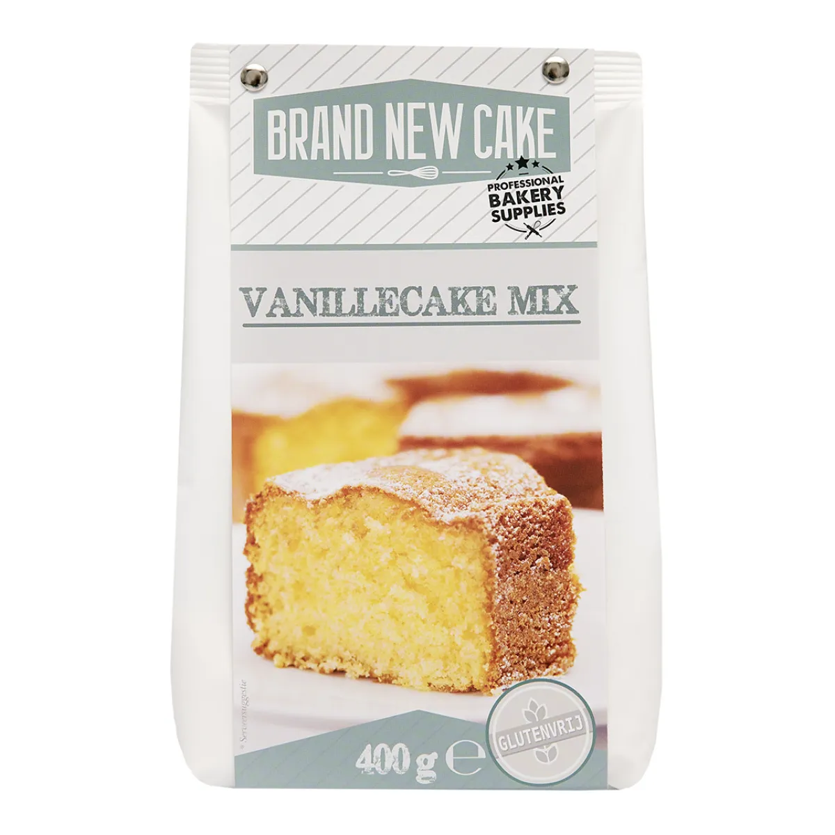 BrandNewCake Vanillecake-mix 400g. Glutenvrij Discount