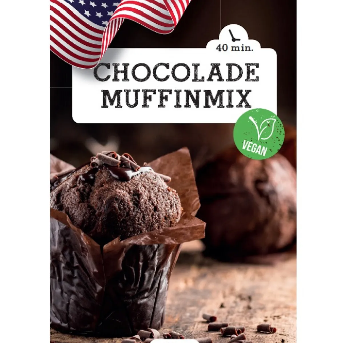 BrandNewCake Vegan Chocolade Muffinmix 500g Hot