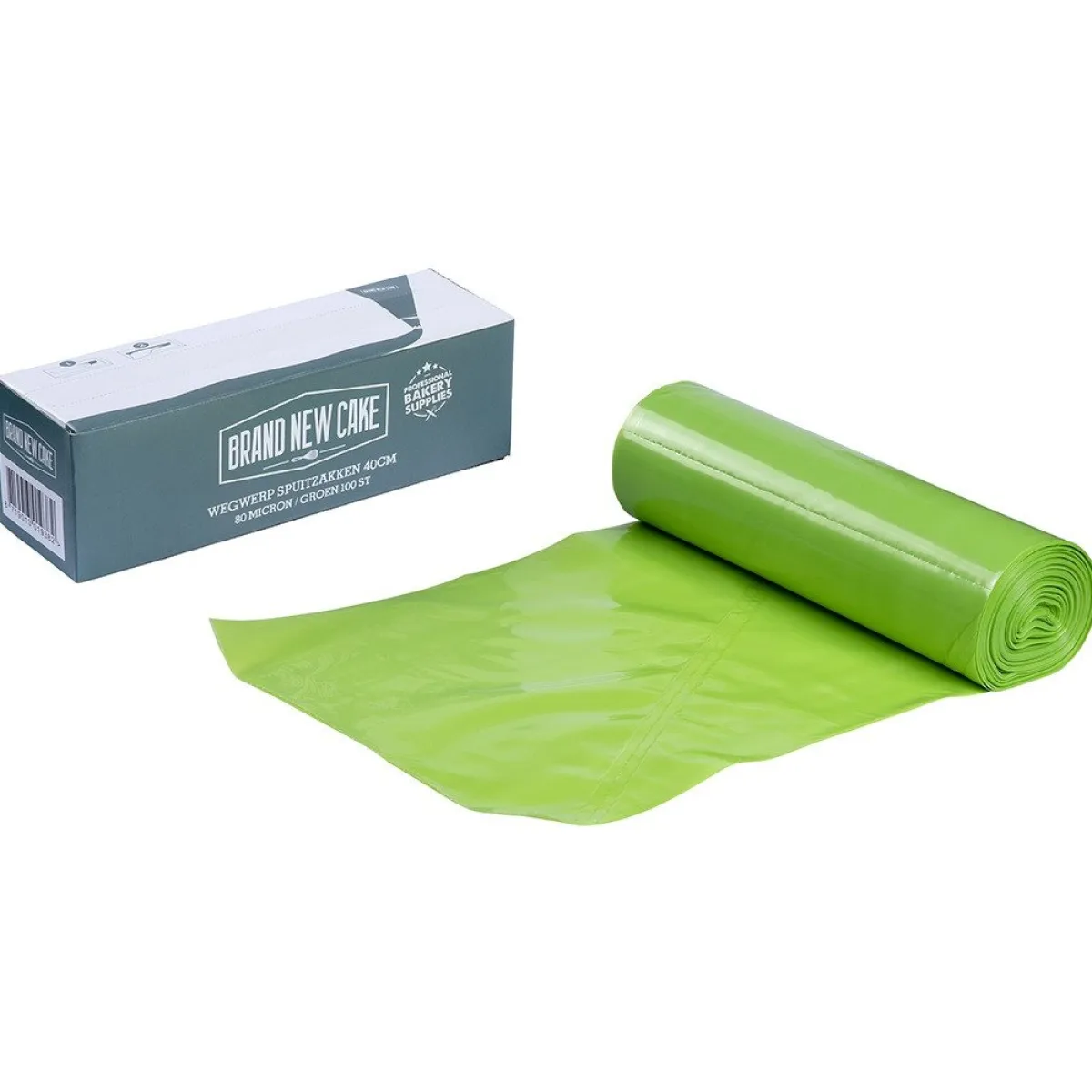 BrandNewCake Wegwerp Spuitzak 40cm Groen 100 stuks Hot