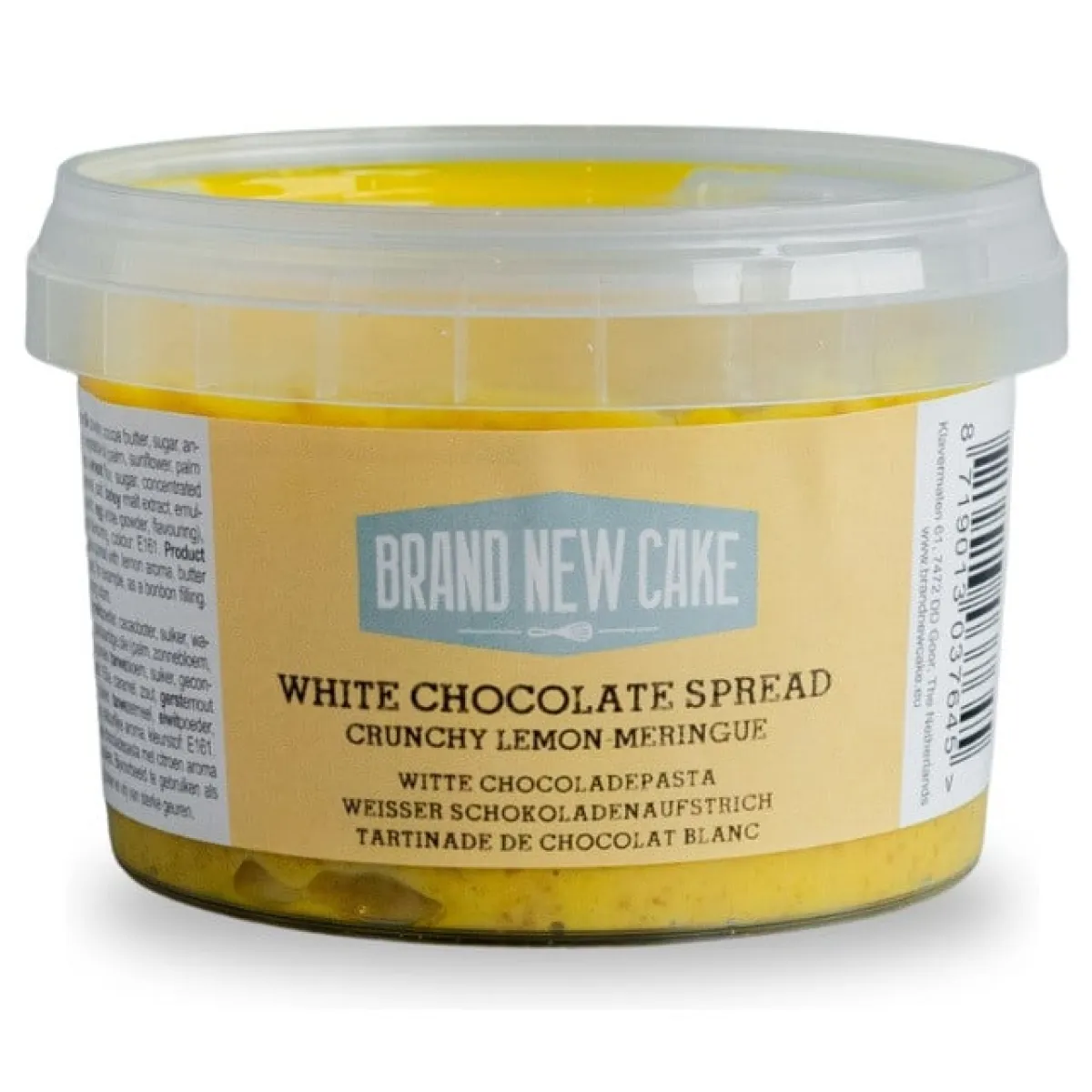 BrandNewCake Witte Chocopasta Crunchy Citroen-Meringue 260g Clearance