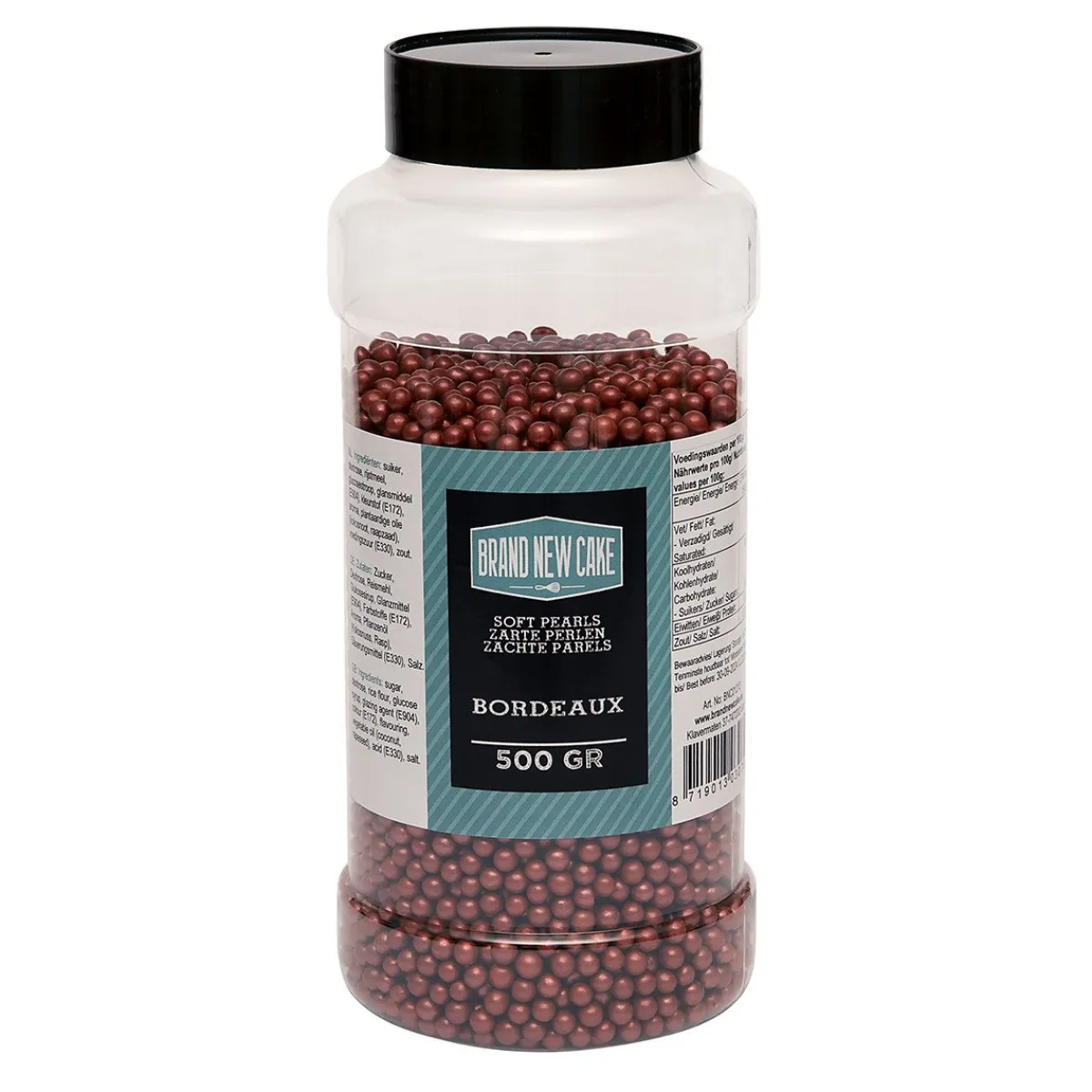 BrandNewCake Zachte Parels Bordeaux Rood 500gr.