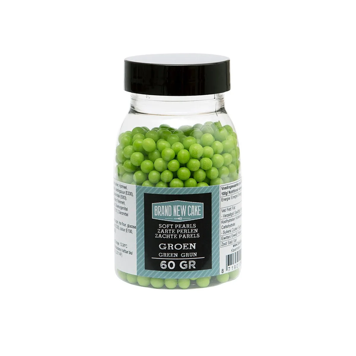 BrandNewCake Zachte Parels Groen 60gr. Outlet
