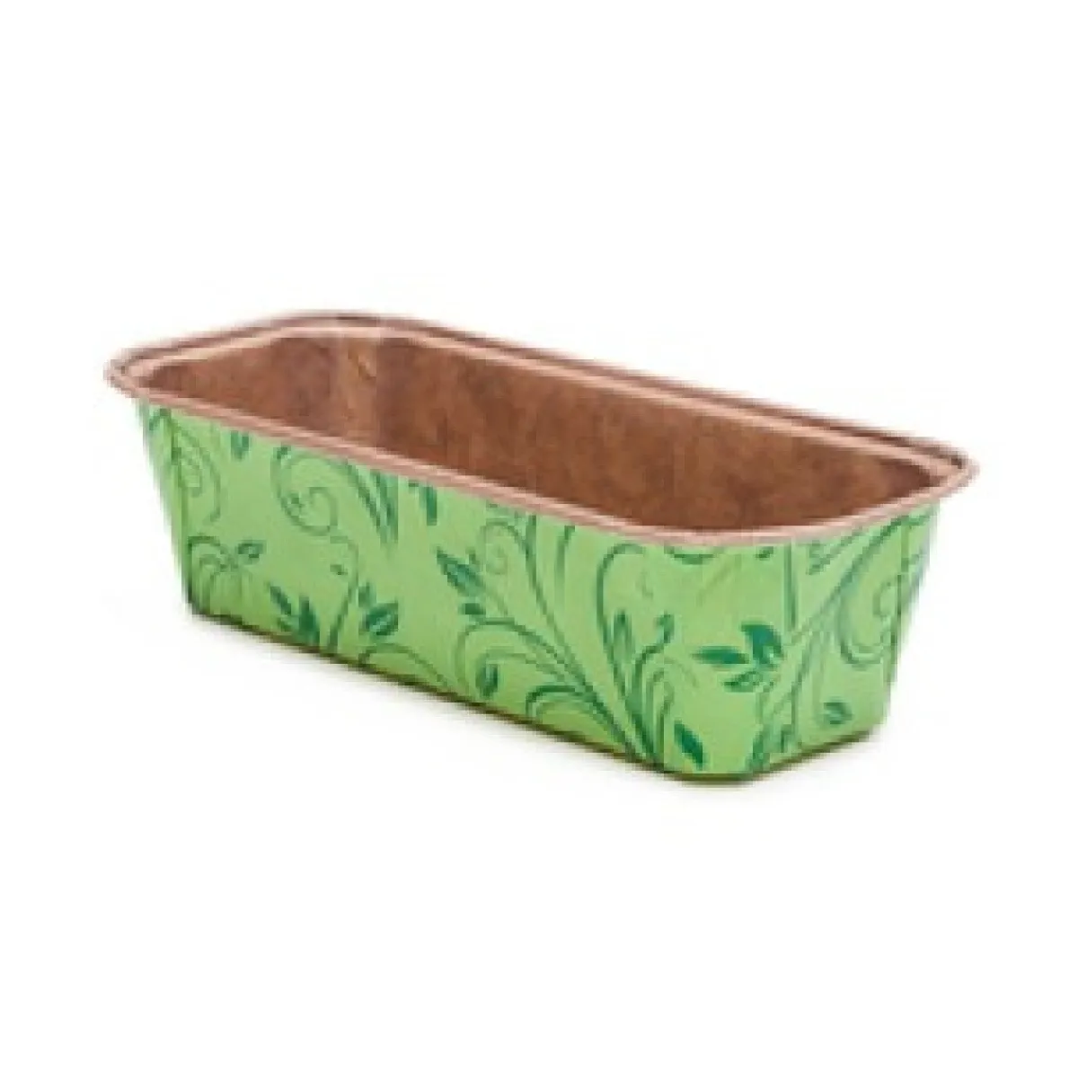 Overig Cakevorm Karton 15,8x5,5x5,2cm Groen (per stuk) New