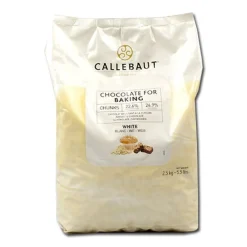 Callebaut Bakvaste chocolade Chunks Wit 2,5 kg. Sale