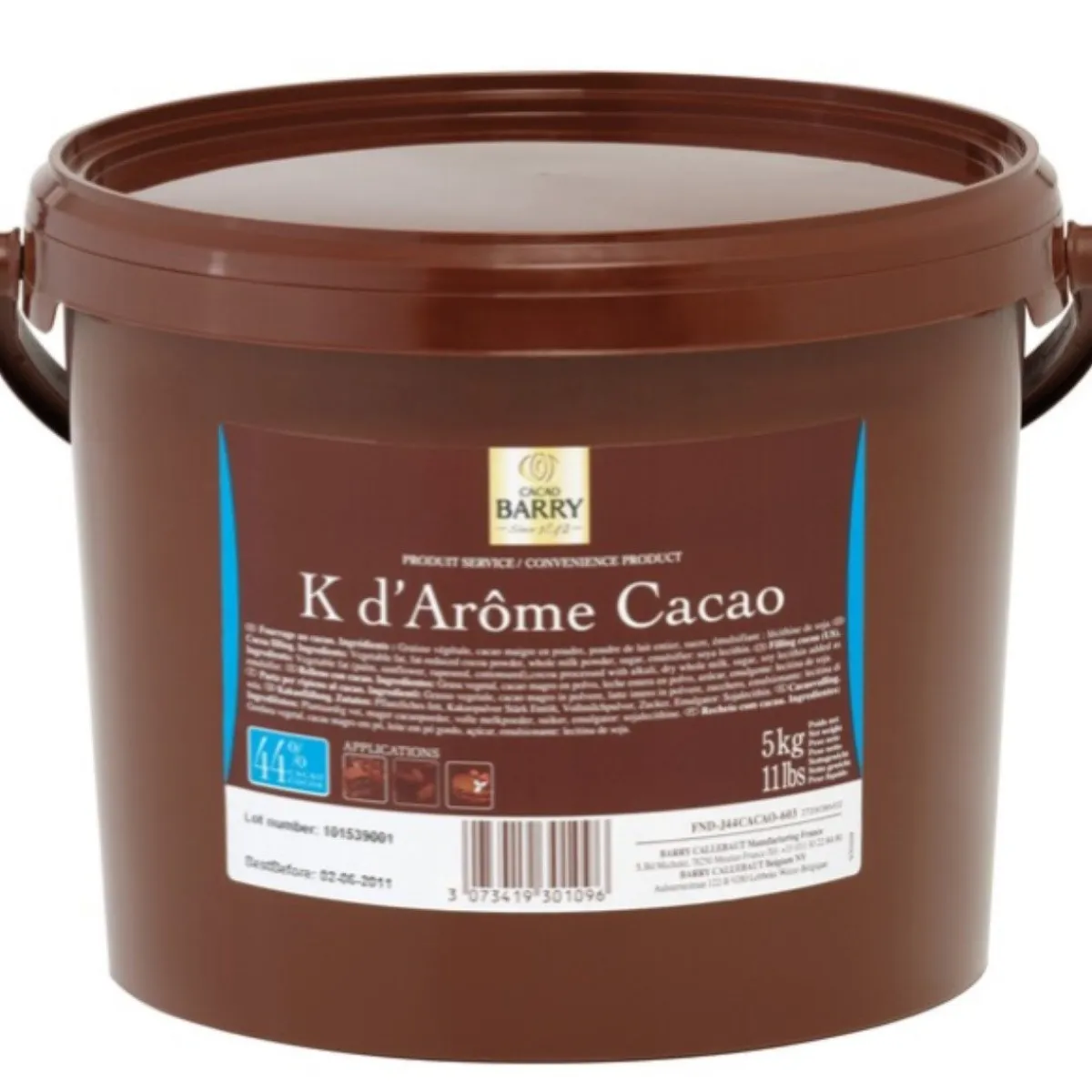 Callebaut Cacao Pasta K D'Arome 5kg** Best
