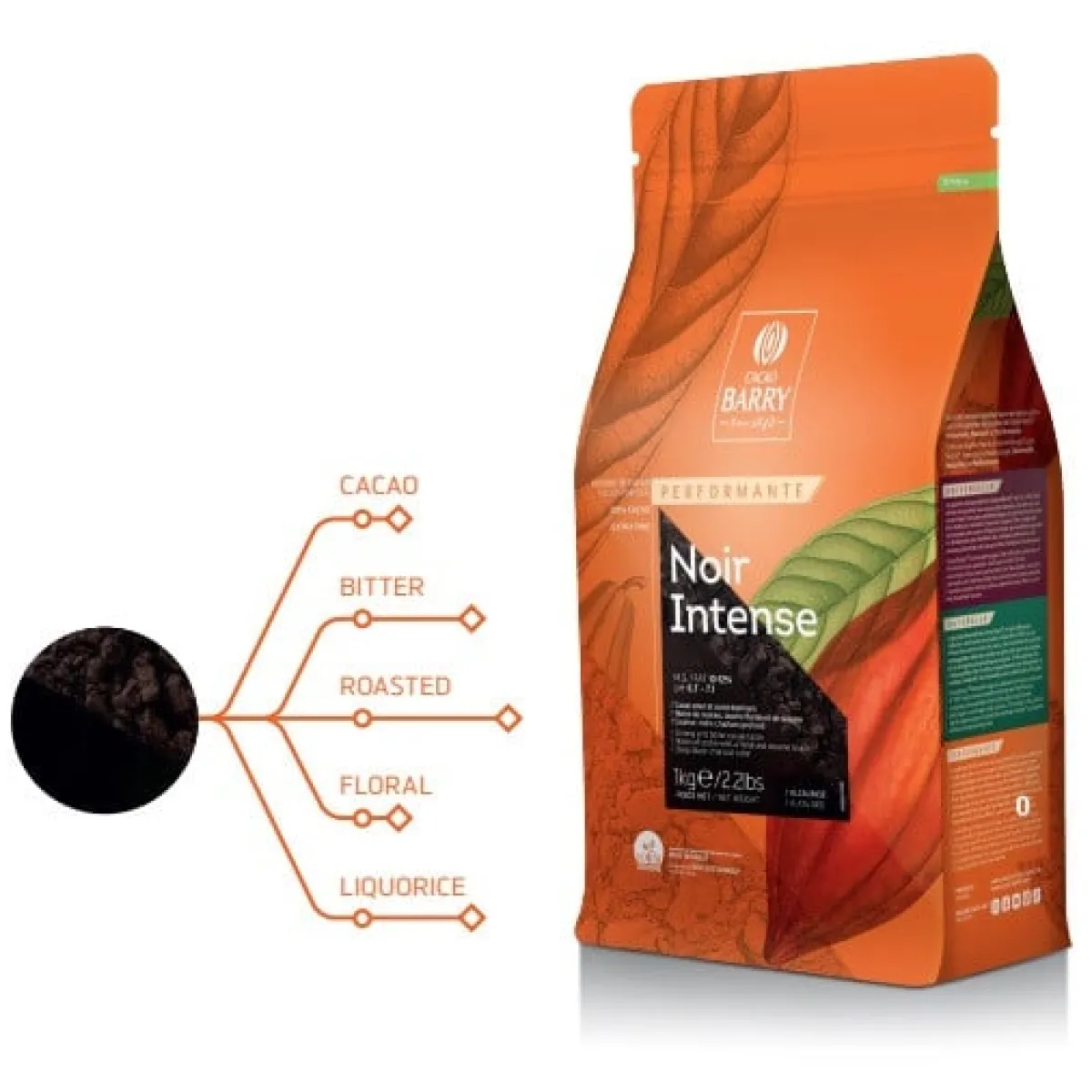 Callebaut Cacaopoeder Noir Intense 1kg Sale