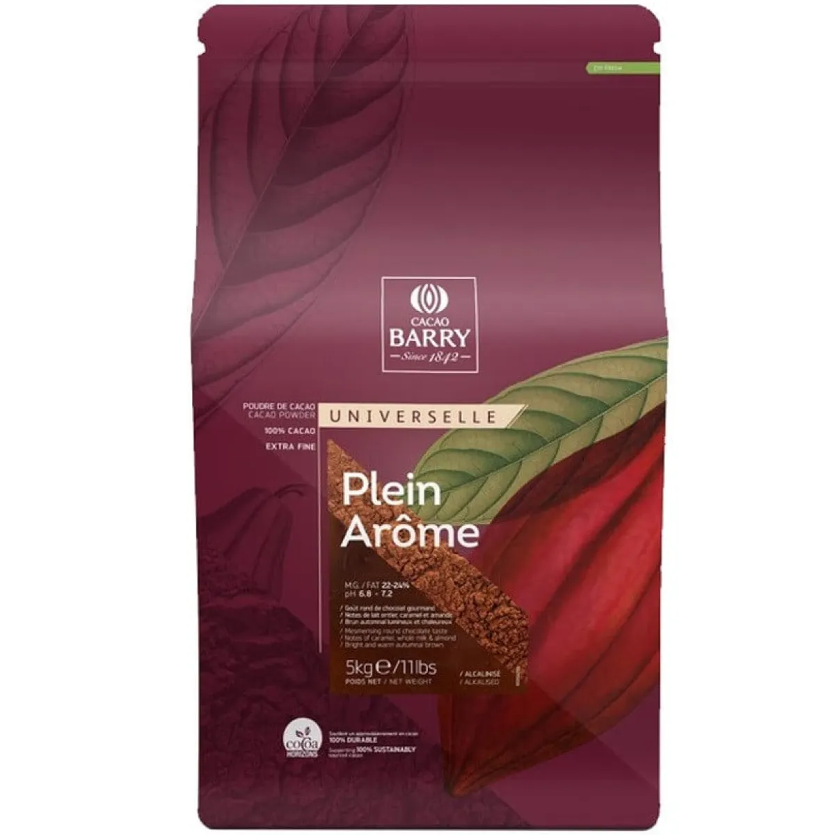 Callebaut Cacaopoeder Plein Arome 5kg Sale