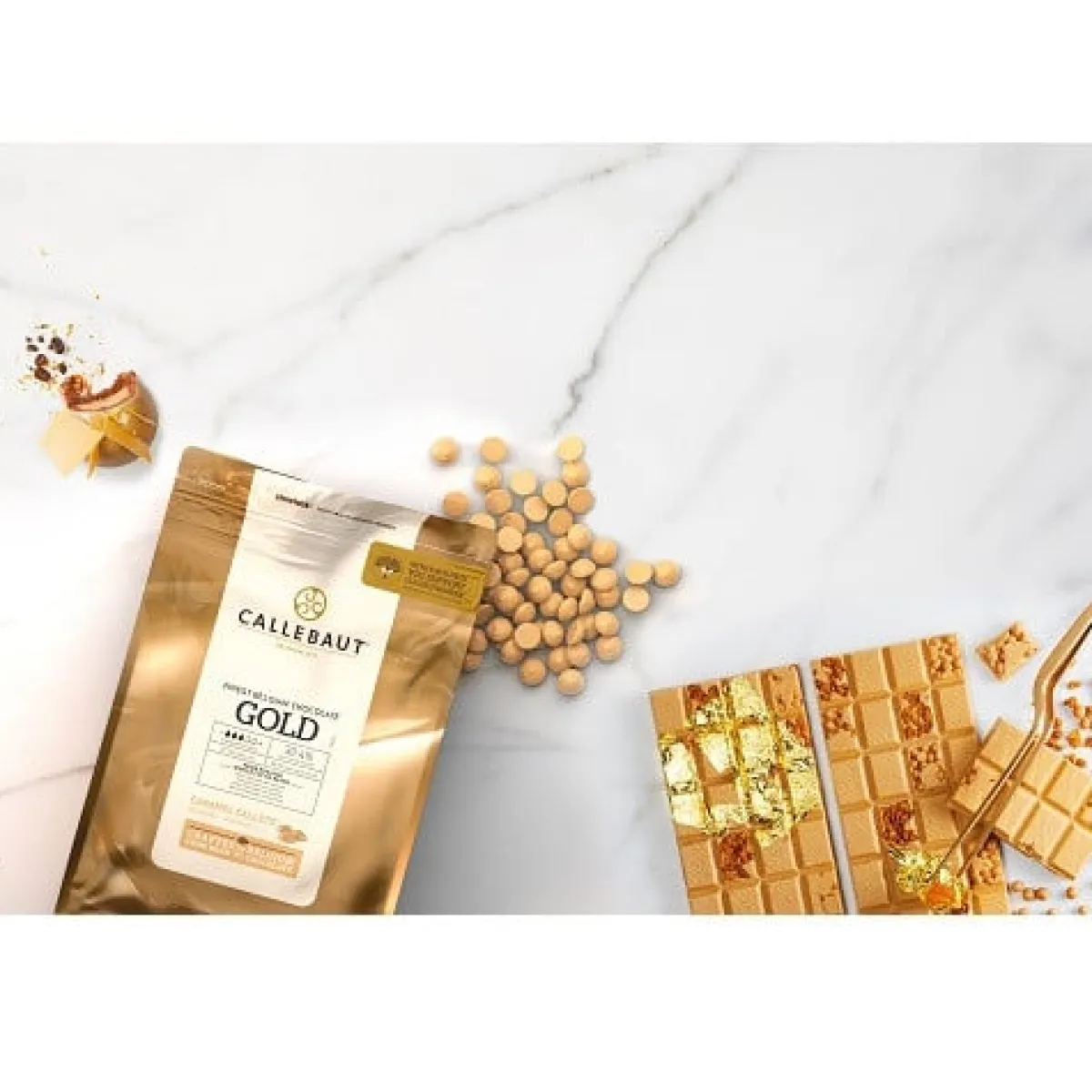 Callebaut Chocolade Callets Gold 2,5 kg Outlet