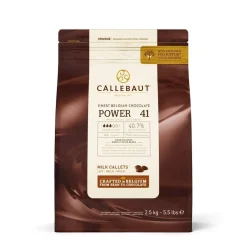 Callebaut Chocolade Callets Melk Minder Suiker 2,5kg Clearance