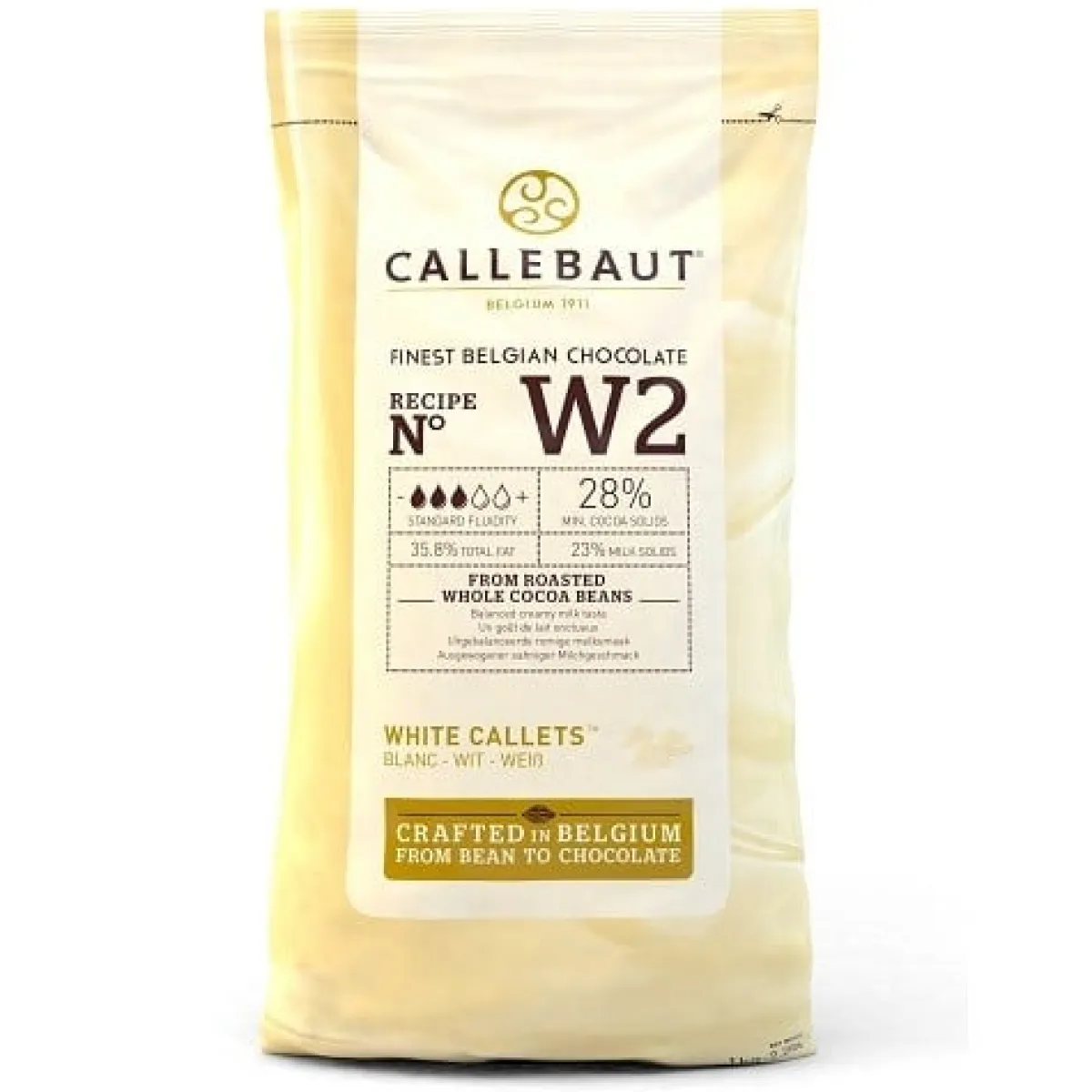 Callebaut Chocolade Callets Wit (W2) 10 kg New