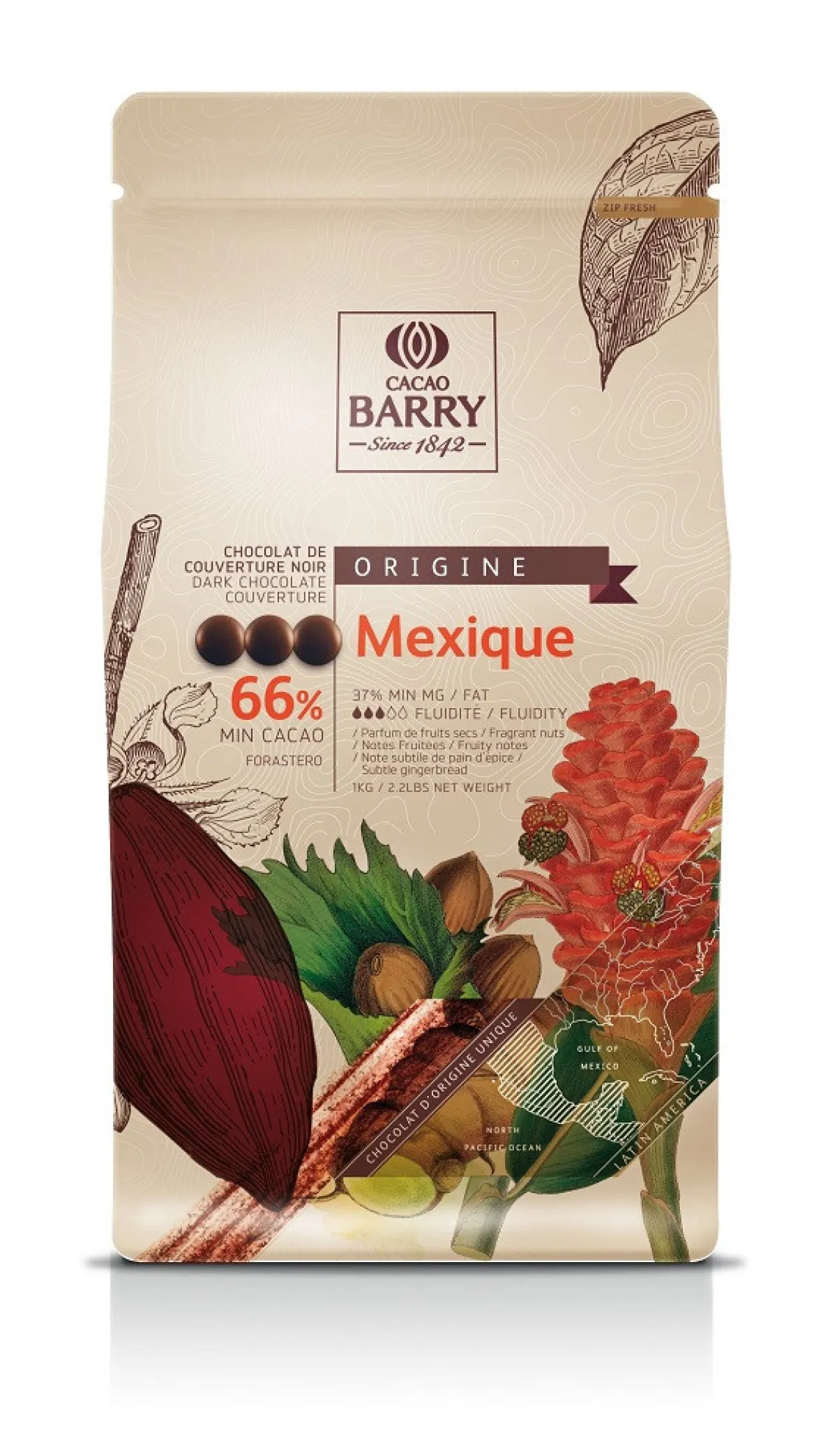 Callebaut Chocolade Callets Puur Mexico (66%) 1kg Discount