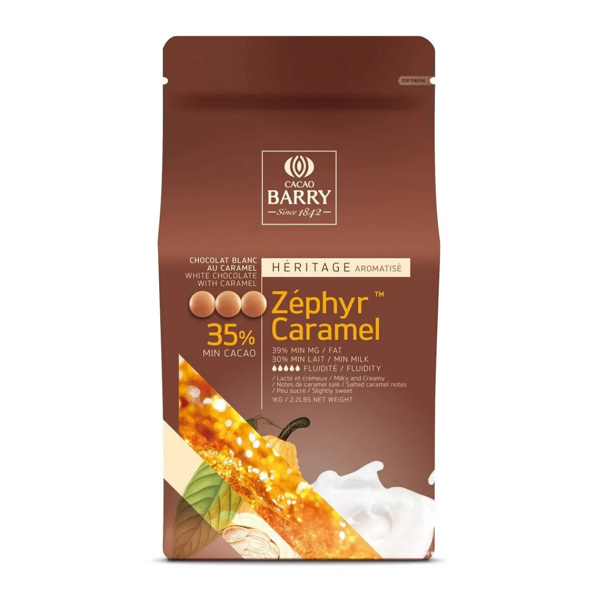Callebaut Chocolade Callets Wit-Caramel Zéphyr 2,5kg Sale