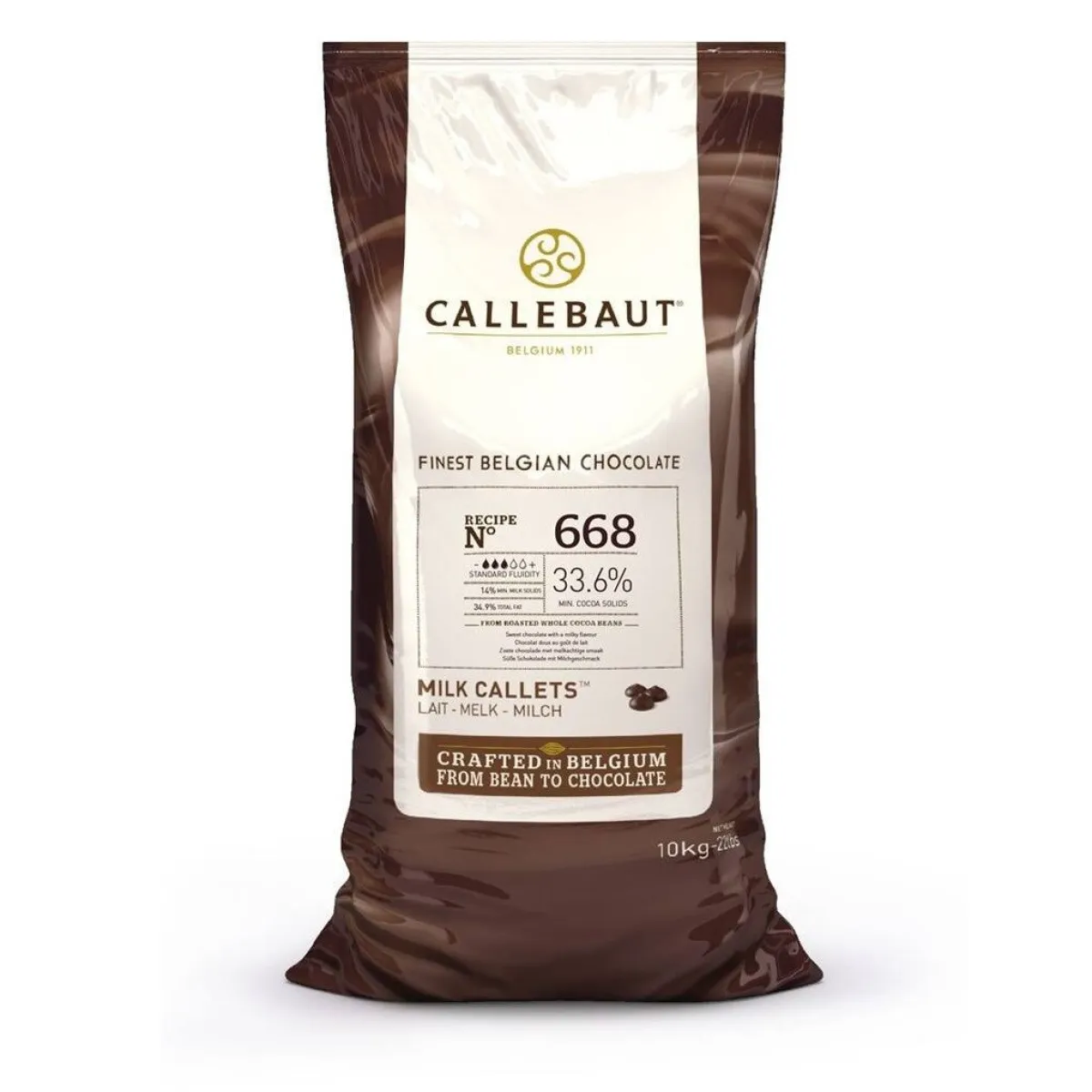 Callebaut Chocolade Callets Melk (668) 10kg Best