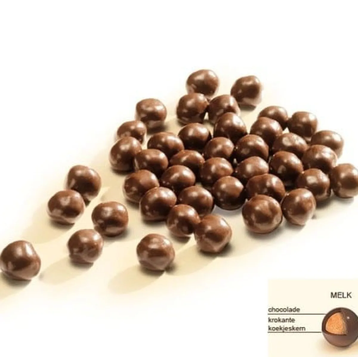 Callebaut Chocolade Crispy Pearls Melk 800 gram New