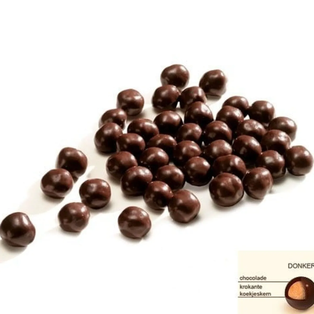 Callebaut Chocolade Crispy Pearls Puur 800 gram New
