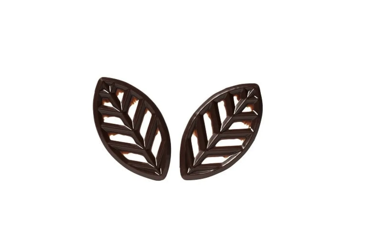 Callebaut Chocoladedecoratie Blaadjes Puur 550st.