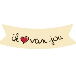 Callebaut Chocoladedecoratie Ik hou van jou 264st. Discount