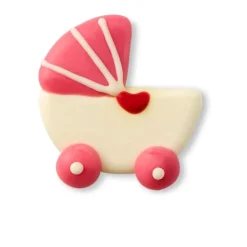 Callebaut Chocoladedecoratie Kinderwagen Roze 90st Clearance