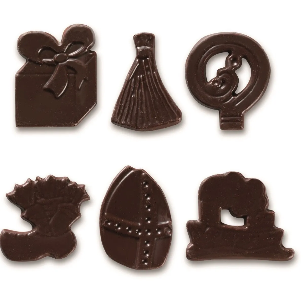 Callebaut Chocoladedecoratie Sinterklaas Ass. 260st Hot