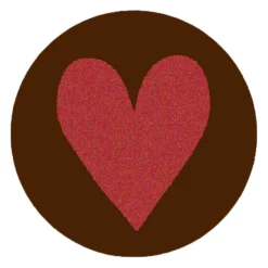 Callebaut Chocoladedecoratie Munt met Hart 280st.** Clearance