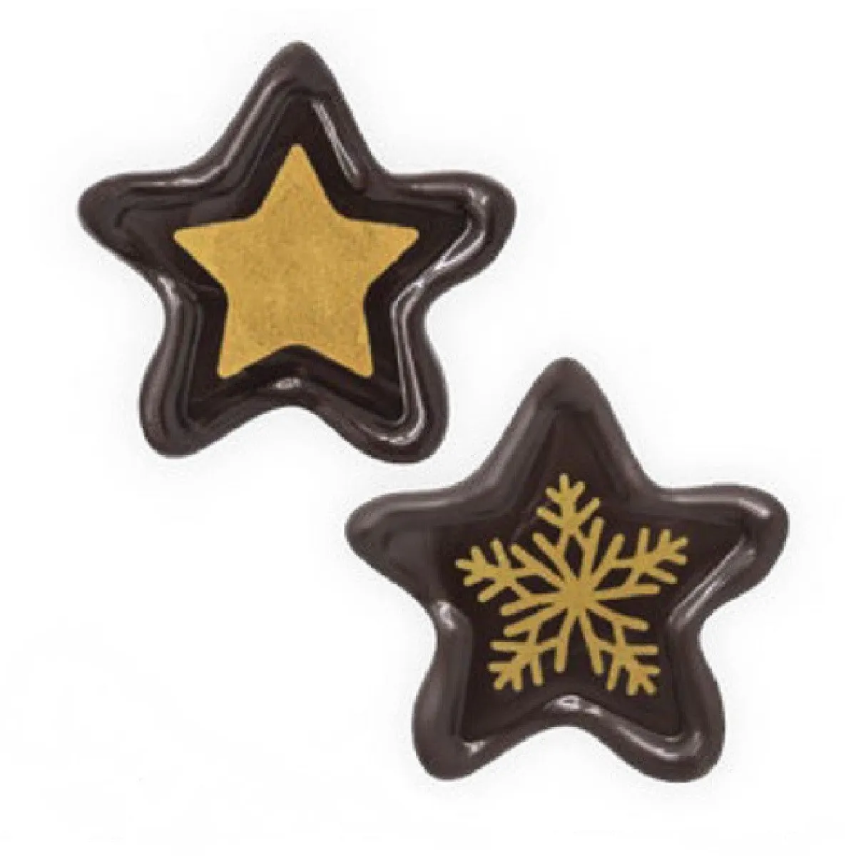 Callebaut Chocoladedecoratie Gouden Sterren Seal 108st. Sale