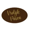 Callebaut Chocoladedecoratie Vrolijk Pasen Ovaal 224st. Clearance
