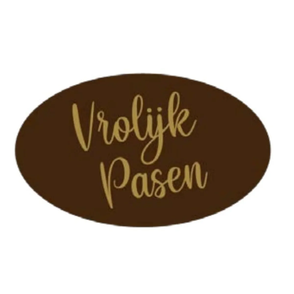 Callebaut Chocoladedecoratie Vrolijk Pasen Ovaal 224st. Clearance