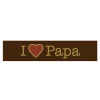 Callebaut Chocoladedecoratie I Love Papa 160st. Clearance