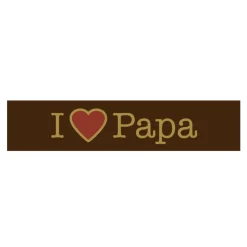 Callebaut Chocoladedecoratie I Love Papa 160st. Clearance