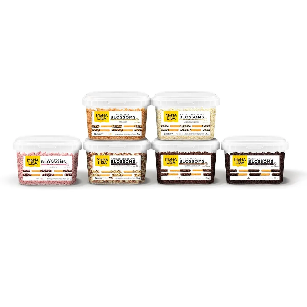 Callebaut Chocoladekrullen klein Puur 1kg Sale